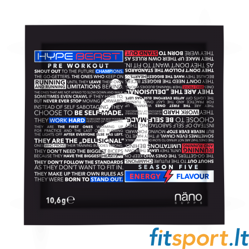 Nano Supps Hype Beast 10,6 г. Nano Supps Hype Beast 10,6 г.
