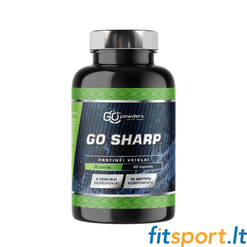 Go Powders Go Sharp 60 kaps. 