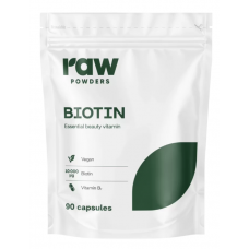 Raw Powders Vitamin B7 (Biotin) 90 kaps.