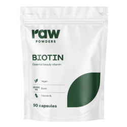 Raw Powders Vitamin B7 (Biotin) 90 kaps.
