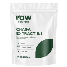 Raw Powders Chaga 8:1 Extract 90 kaps.