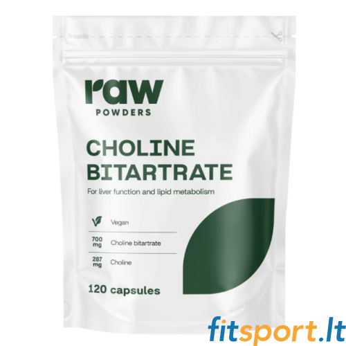 Raw Powders Choline Bitartrate 120 kaps. 