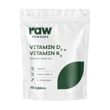 Raw Powders Vitamin D3 + Vitamin K2 90 tab.