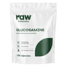 Raw Powders Glucosamine 120 kaps. 