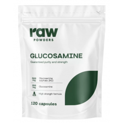 Raw Powders Glucosamine 120 kaps. 