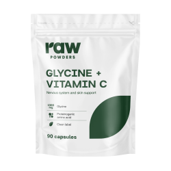 Raw Powders Glycine + Vitamin C 90 kaps.