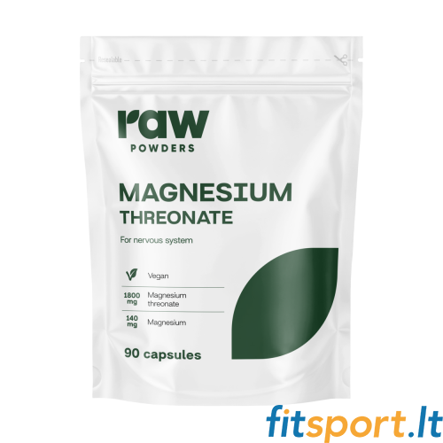 Raw Powders Magnesium Threonate 90 kaps. Raw Powders Magnesium Threonate 90 kaps.