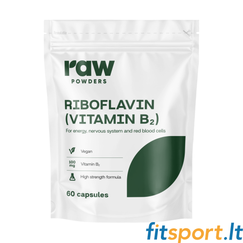 Raw Powders Riboflavin (Vitamin B2) 60 kaps. Raw Powders Riboflavin (Vitamin B2) 60 kaps.