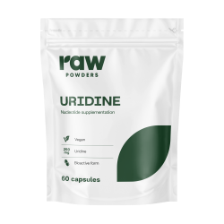Raw Powders Uridinas 60 kaps.