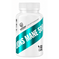 Swedish Supplements Lions Mane 500 60 caps.