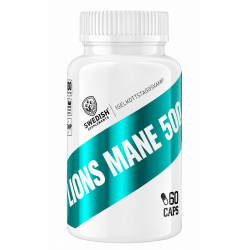 Swedish Supplements Lions Mane 500 60 kaps.