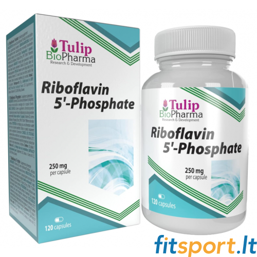 Tulip BioPharma Vitamin B2 (Riboflavin 5'-Phosphate) 120 kaps. 