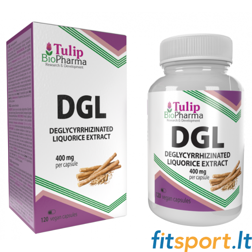 Tulip BioPharma Deglycyrrhizinated Liquorice Extract (DGL) 120 kaps. 