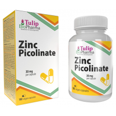 Tulip BioPharma Zinc Picolinate 180 kaps.