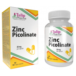 Tulip BioPharma Zinc Picolinate 180 kaps.