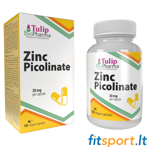Tulip BioPharma Zinc Picolinate 180 kaps. 