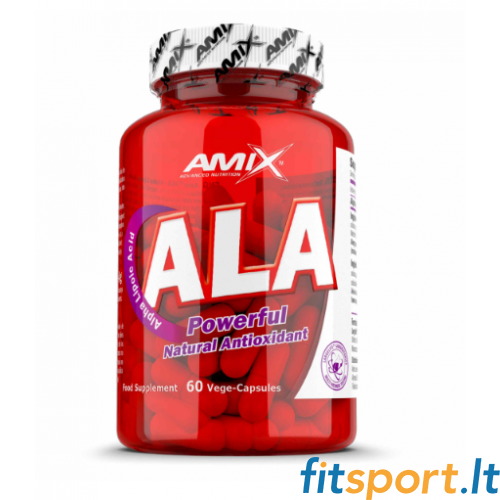 Amix Nutrition ALA (Alfa lipoinė rūgštis) 60 kaps. 