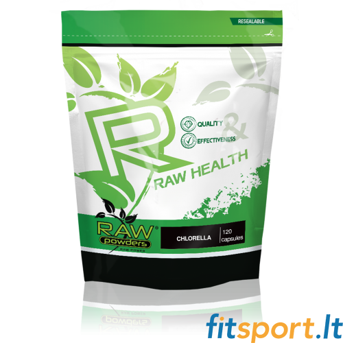 Raw Powders Chlorella 120 kaps. 