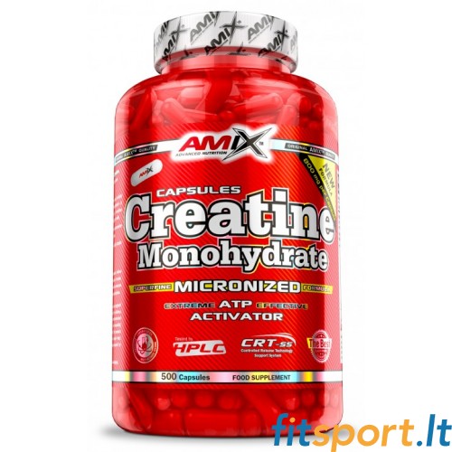 Amix Creatine Monohydrate (Kreatino monohidratas) 500kaps 