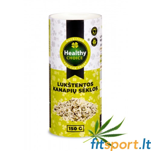 Healthy Choice Lukštentos kanapių sėklos 150g 