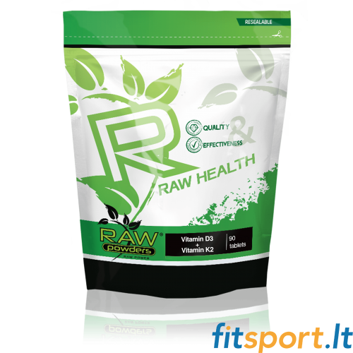 Raw Powders Vitamin D3 + Vitamin K2 90 tbl. 