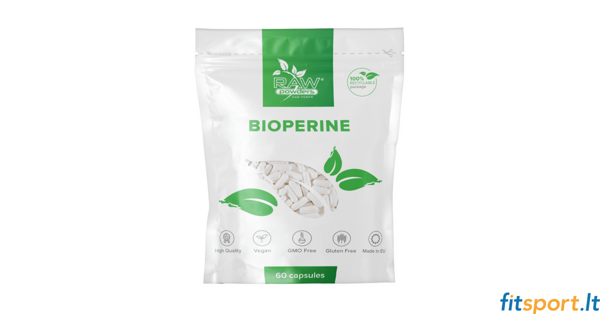 Raw Powders Bioperine 60 kaps.