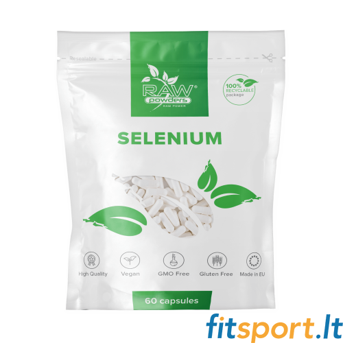 Raw Powders Selenas (Selenomethionine) 60 caps 