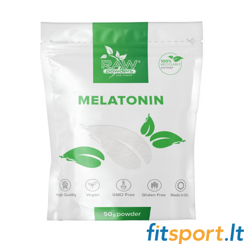 Raw Powders Melatonin (Melatoninas) 50g 
