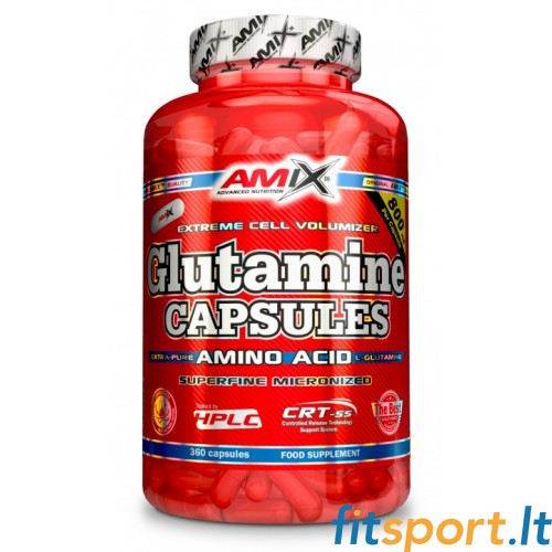 Amix L-Glutamine 360 kapsulių 