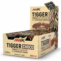 Amix TIGGER® Zero bar baltyminis batonėlis  20 x 60 g.