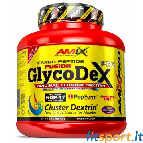 AmixPro GlycodeX® PRO 1500 g ( Aukštos kokybės angliavandenių kompleksas sportininkams ) 