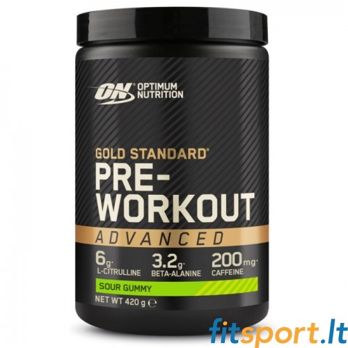 Optimum Nutrition Gold Standard Pre-Workout Advanced 420g (Naujausia populiariojo Pre-Workout versija) 