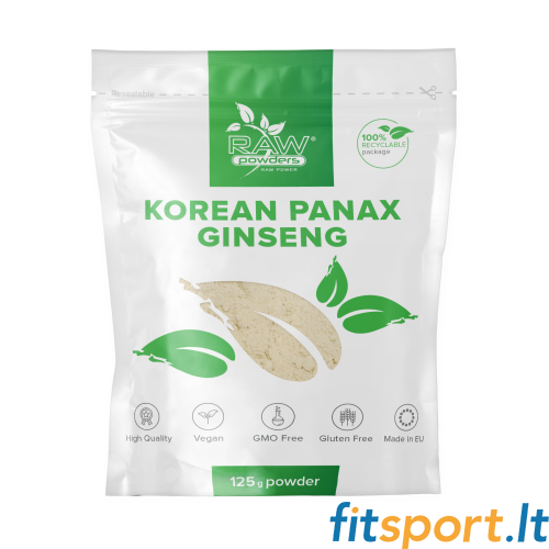 Raw Powders Порошок корейского женьшеня (125 г) (Korean/Panax Ginseng) 