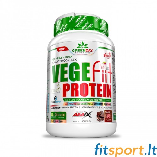 Amix™ GreenDay® Vegefiit Veganiškas proteinas 720g 