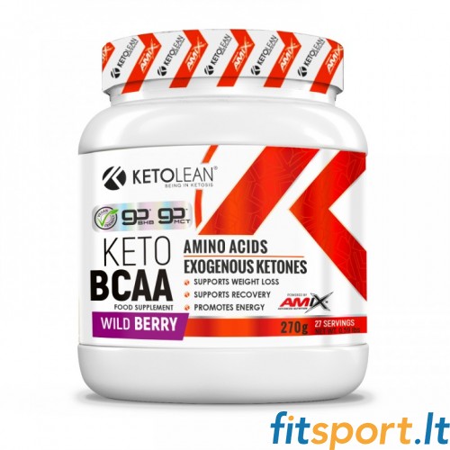 Amix KetoLean® Keto BCAA 270 g (Keto dietai pritaikytos BCAA amino rūgštys) 