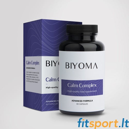 Biyoma Calm Complex (ramiai psichologinei būsenai, geresniam miegui) 60kaps 