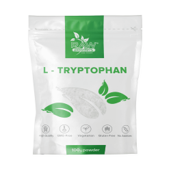 Raw Powders L-Tryptophan 100 g - 200 porcijų