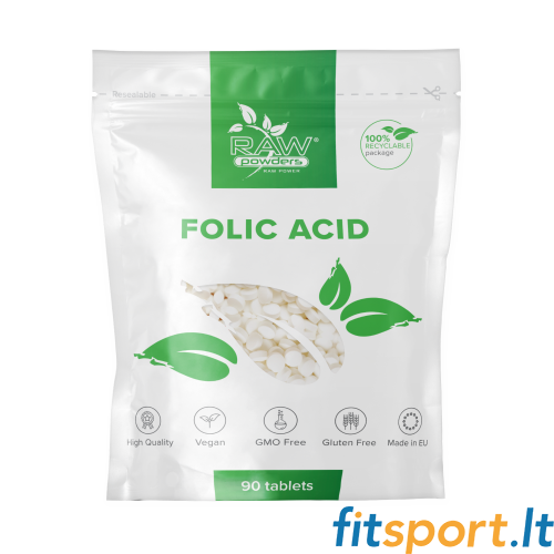 Raw Powders Folic Acid 90 tab 