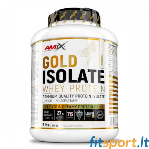 Amix™ Gold Whey Protein Isolate 2280 g ( Natūralaus skonio ) 