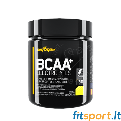 BigMan Nutrition BCAA + Electrolytes 300g  + DOVANA firminė BigMan plaktuvė 