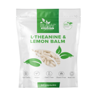 Raw Powders™ L-Theanine & Lemon Balm 60kaps.