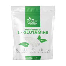 Raw Powders Micronized L-Glutamine 550 g - 110 porcijų